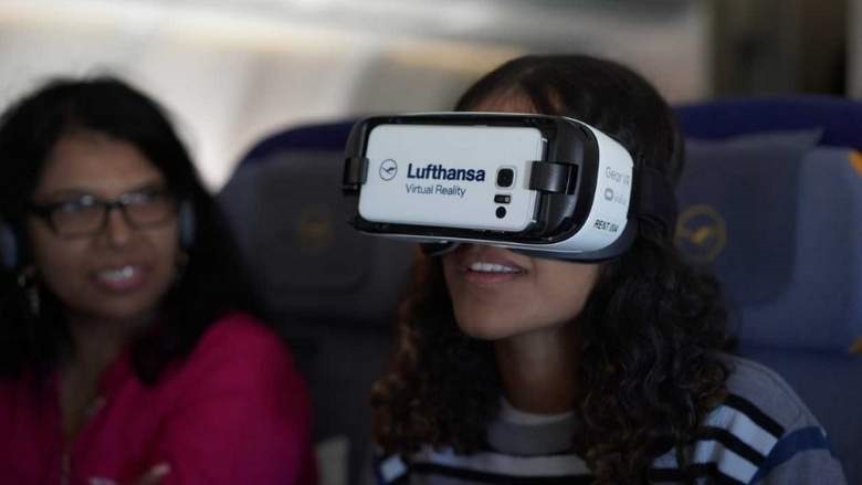 VR dans un avion à Dubai