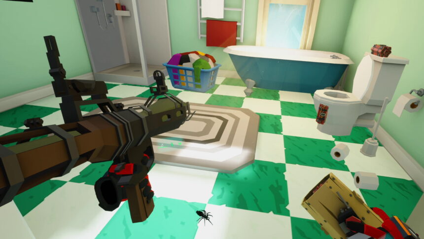 Dans Kill it With Fire VR, vous tirez sur des araignées avec des bazookas !