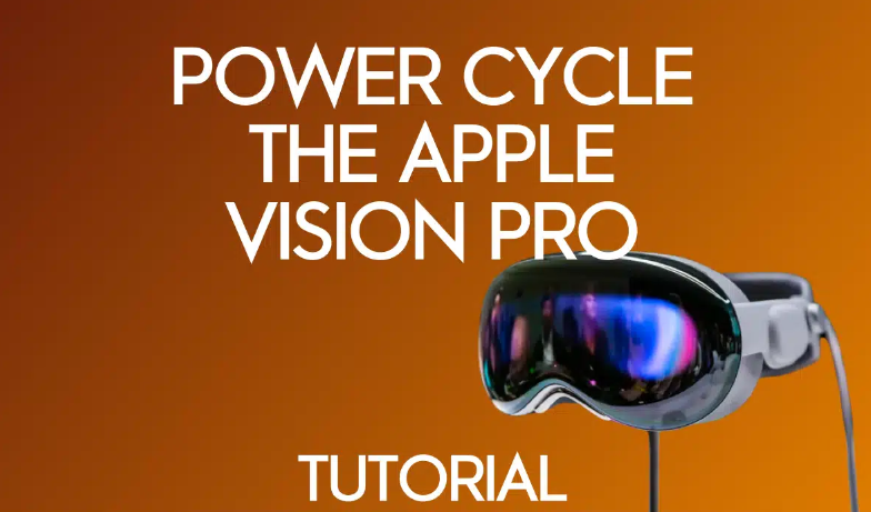 Comment allumer votre Apple Vision Pro à l'aide d'un cycle