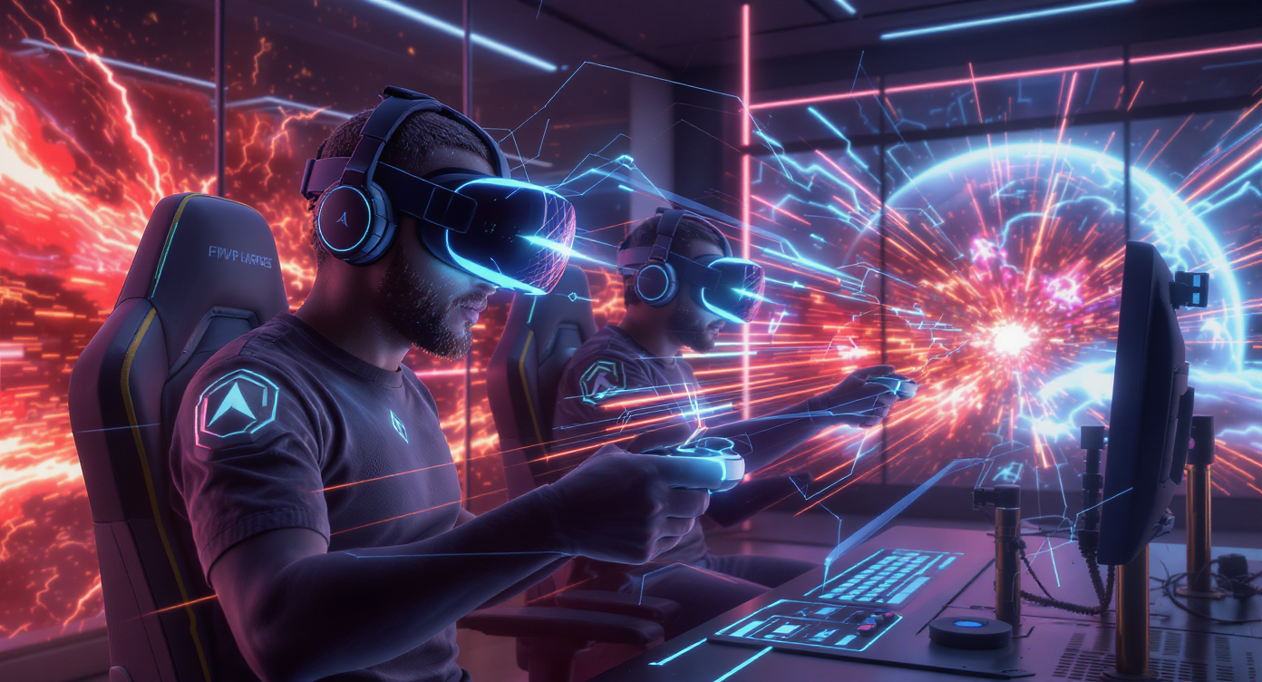 Joueurs expérimentant des jeux VR immersifs en 2026